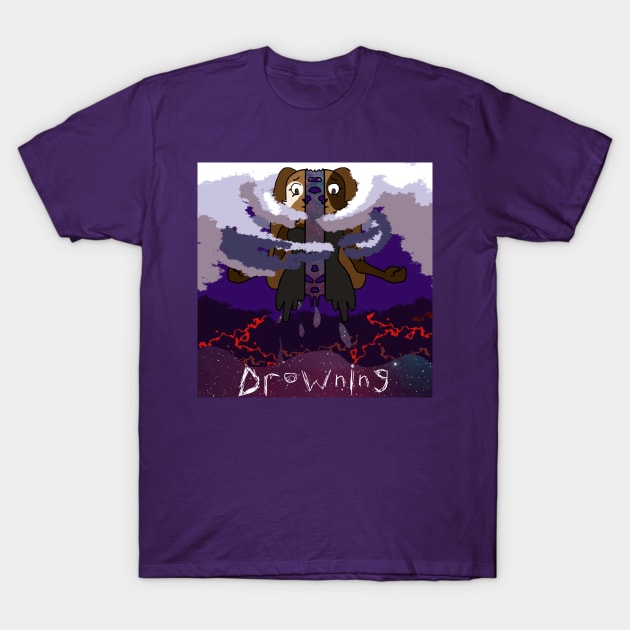 Drowning T-Shirt by Arotiar0Zero